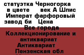 статуэтка Черногорка1877 в цвете  19 век А.Шпис Императ.фарфоровый завод би › Цена ­ 350 000 - Все города Коллекционирование и антиквариат » Антиквариат   . Пензенская обл.,Мокшанский р-н